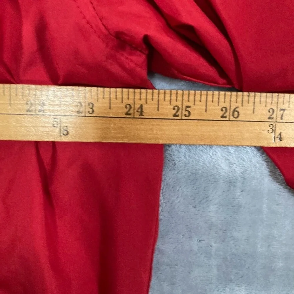 Vintage‎ Tommy Hilfiger Golf Windbreaker Mens 2XL Red Jacket Full Zip Polyester